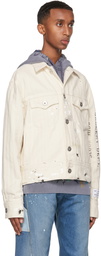 Lanvin Off-White Gallery Dept. Edition Denim Paint Mark Jacket