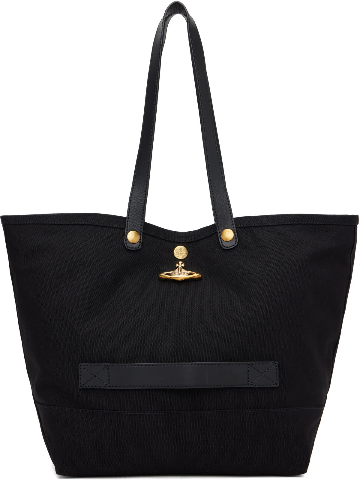Vivienne Westwood Black Utility Shopper Tote Vivienne Westwood