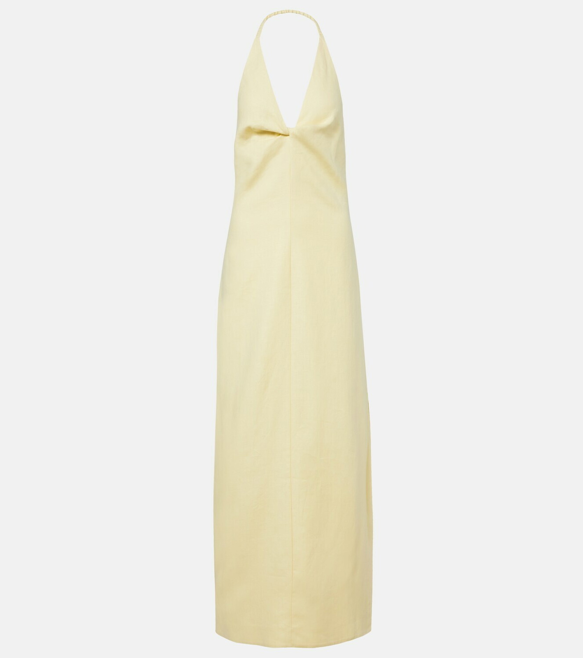 SIR Halterneck linen maxi dress