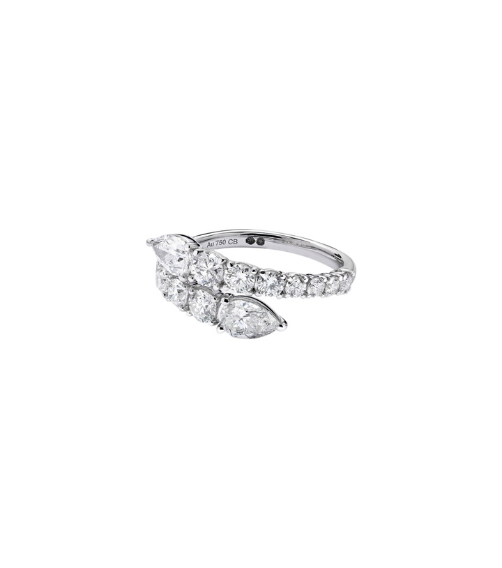 Photo: Bucherer Fine Jewellery Classics Twist 18kt white gold ring with diamonds