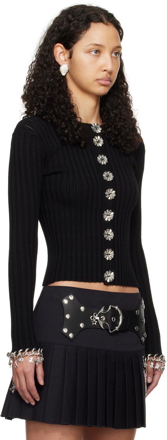 Chopova Lowena Black Daffy Cardigan Chopova Lowena