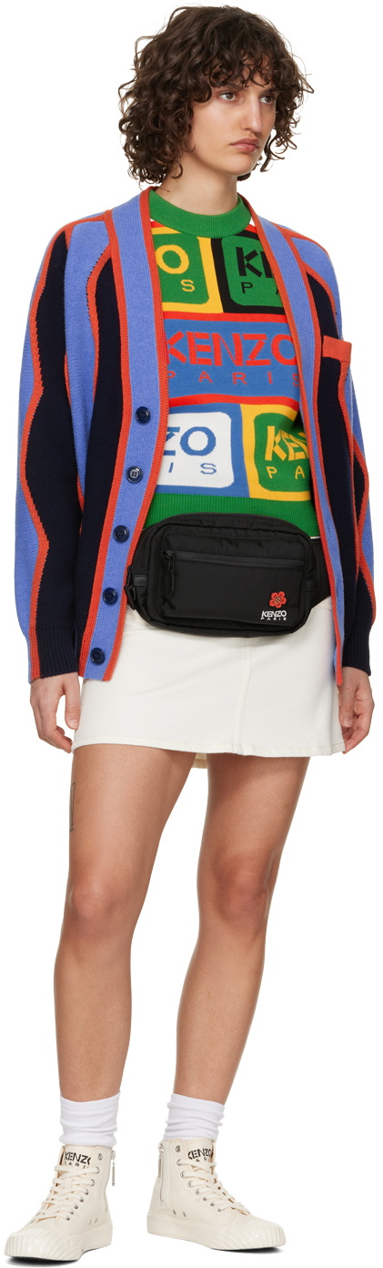 Kenzo Black Kenzo Paris Belt Bag