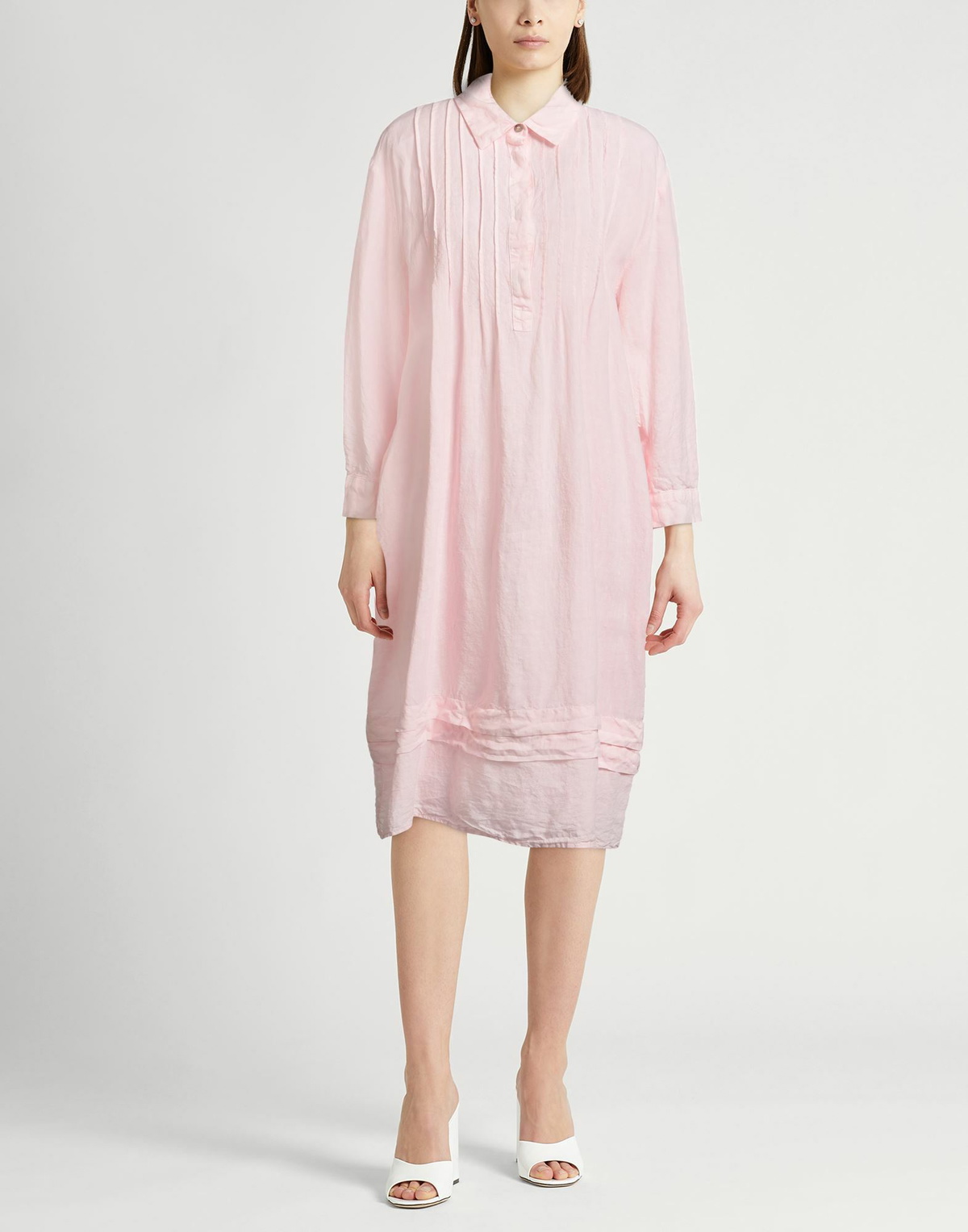 Peserico Womens Midi dress in Light pink