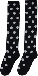 Marni Black & White Polka Dots Socks