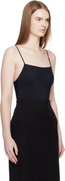 Jil Sander Black Spaghetti Straps Bodysuit