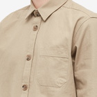 Foret Men's Burnet Ripstop Overshirt in Aluminium