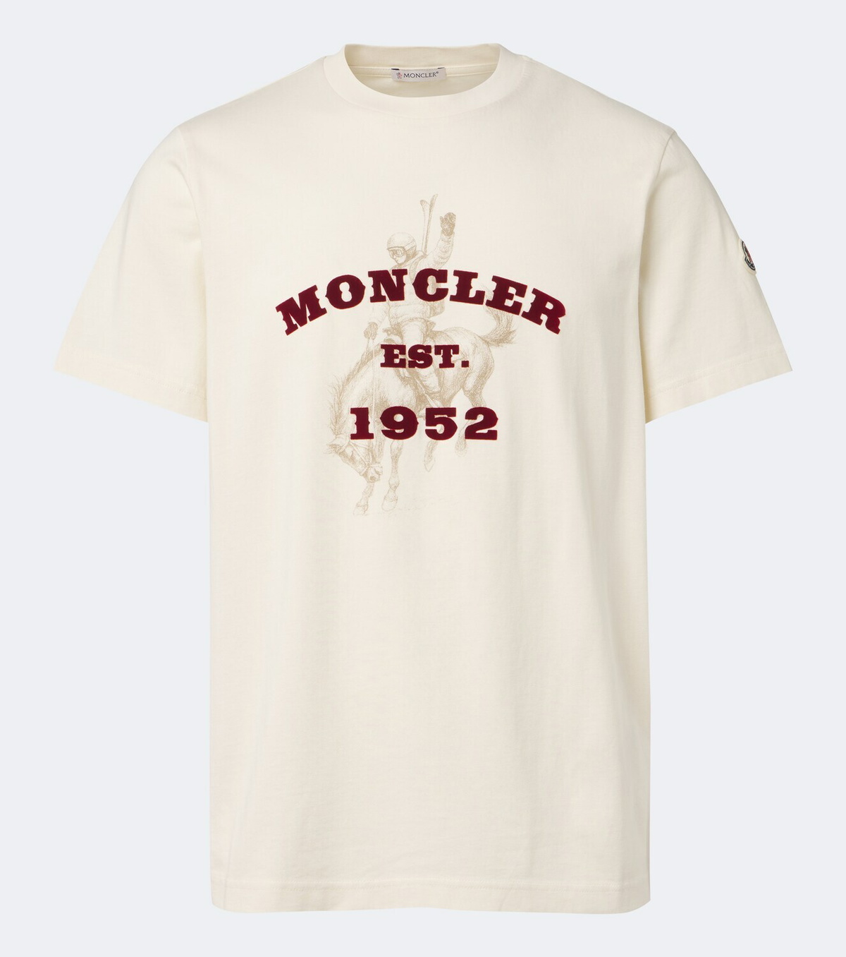 Moncler Printed cotton jersey T-shirt