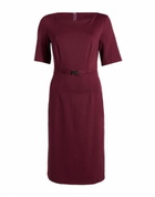 Manila Grace Womens Midi dress Burgundy
