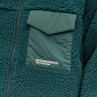 Neighborhood Men's Boa Fleece Jacket in Green