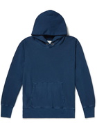 Les Tien - Garment-Dyed Cotton-Jersey Hoodie - Blue