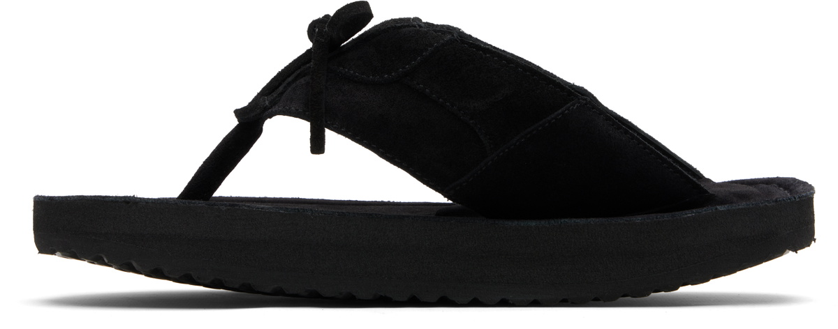 ABRA SSENSE Exclusive Black Platform Flip-Flops