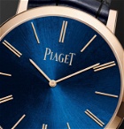 Piaget - Altiplano Hand-Wound 38mm 18-Karat Rose Gold and Alligator Watch, Ref. No. G0A45050 - Blue