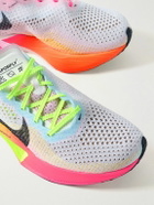 NIKE RUNNING - ZoomX Vaporfly 3 Flyknit Running Sneakers - Multi