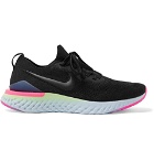 Nike Running - Epic React Flyknit 2 Running Sneakers - Men - Black