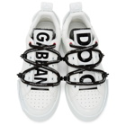 Dolce and Gabbana White Insert Portofino Sneakers