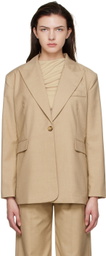 THIRD FORM SSENSE Exclusive Beige Blazer