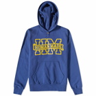 Human Made Men's Snap Popover Hoody in Navy