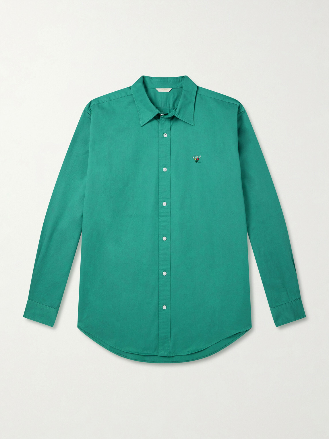 Aimé Leon Dore - Logo-Embroidered Cotton Shirt - Green