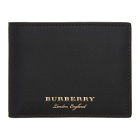 Burberry Black Leather Hipfold Wallet