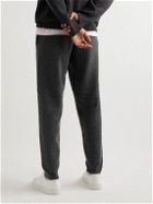 Theory - Alcos Tapered Wool-Blend Sweatpants - Black