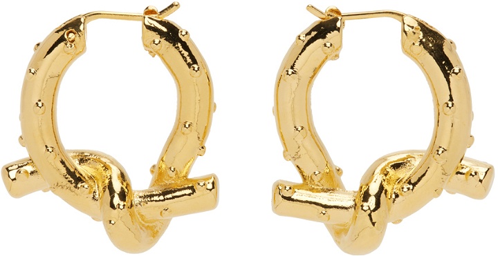 Photo: Acne Studios Gold Knot Earrings