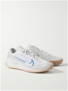 Nike Tennis - Air Zoom Vapor 11 Rubber-Trimmed Mesh Tennis Sneakers - White
