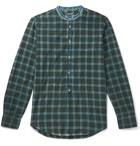 Massimo Alba - Kos Checked Cotton-Twill Half-Placket Shirt - Green