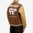 Human Made Men's Varsity Jacket in Brown