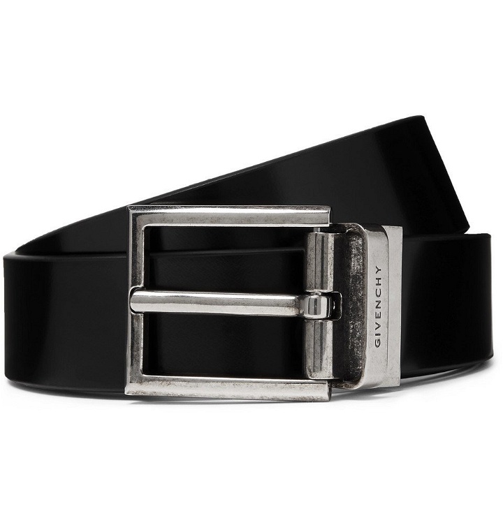 Photo: Givenchy - 3cm Black Reversible Leather Belt - Black
