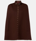 Gucci Horsebit wool cape