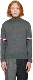 Thom Browne Gray Armband Sweater