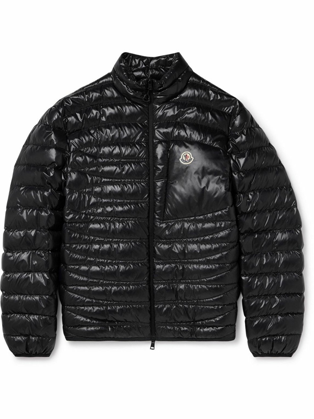 Photo: Moncler - Logo-Appliquéd Quilted Nylon Laqué Down Jacket - Black