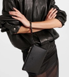 Christian Louboutin Cabata Mini studded leather pouch
