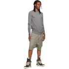 Rick Owens Gray Tower Level LS T-shirt