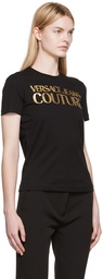 Versace Jeans Couture Black Printed T-Shirt