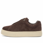 Eytys Men's Doja Suede Sneakers in Dark Chocolate