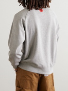 ICECREAM - Printed Cotton-Jersey Sweatshirt - Gray