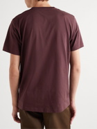 Norse Projects - Niels Logo-Print Organic Cotton-Jersey T-Shirt - Brown