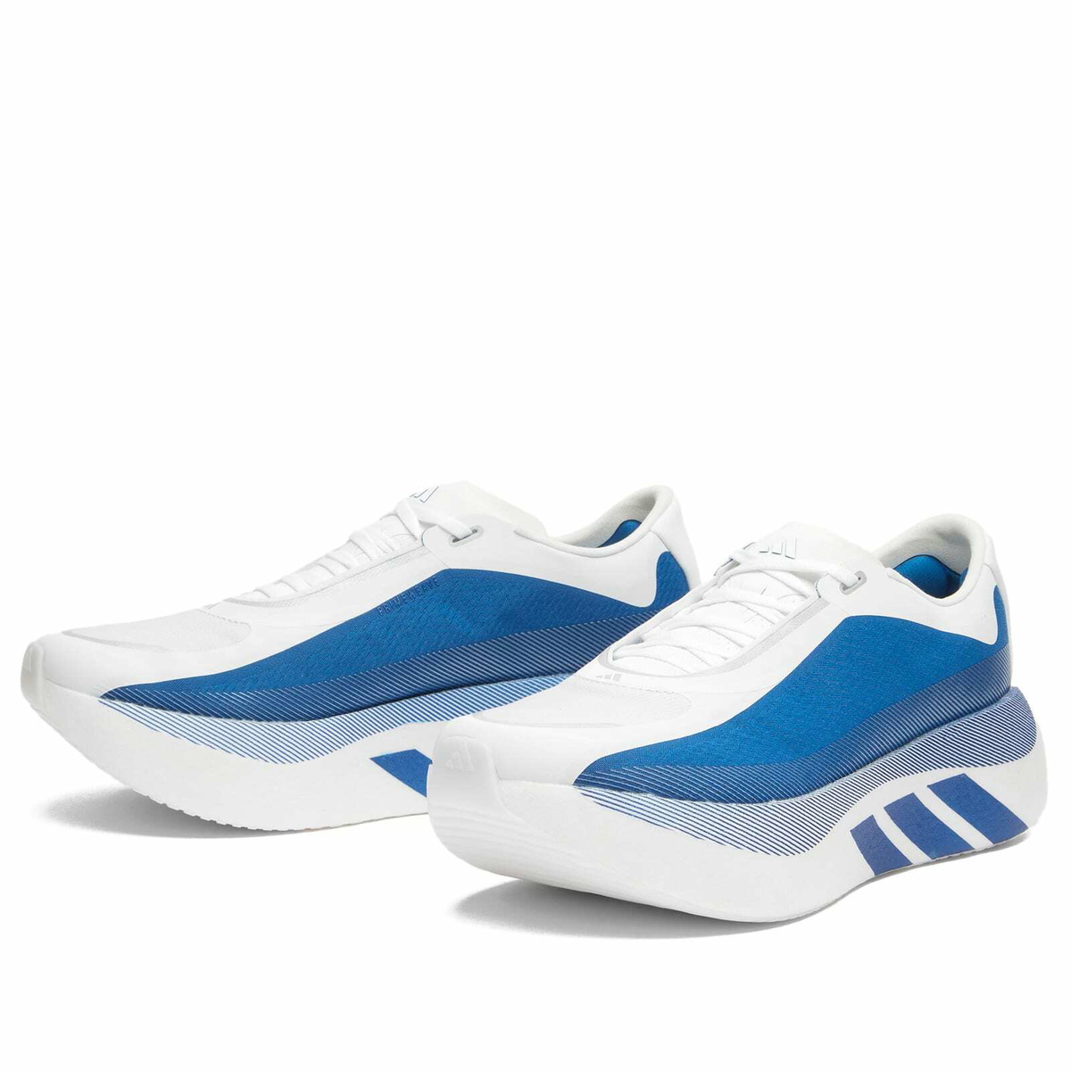 Adidas Men's Hyperboost Edge Sneaker in White/Equipment Blue