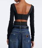 Dolce&Gabbana Satin bra top