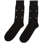 Burberry Black TB Monogram Star Socks