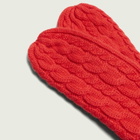 Damson Madder Women's Cable Knit Mittens in Red
