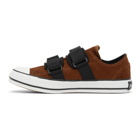 Palm Angels Brown Vulcanized Sneakers