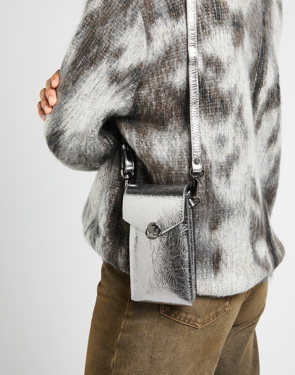 Gianni Chiarini Womens Cross-body bag in Silver