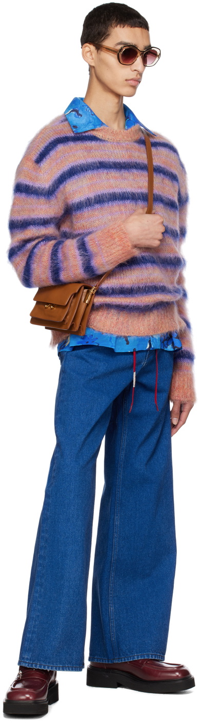 Marni Pink Striped Sweater