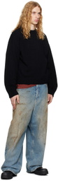 Dsquared2 Black Crewneck Sweater