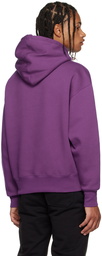 AMI Paris Purple Ami De Cœur Hoodie