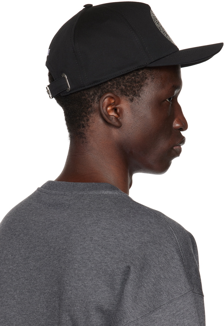 STUDDED MEDUSA BASEBALL CAP Versace Medusa Studded Baseball Cap / Hat Black & Gold Size  main image 3