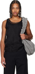 Simone Rocha Black Organza Layered Double Vest
