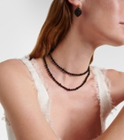 Toteme Inifinity beaded necklace with onyx